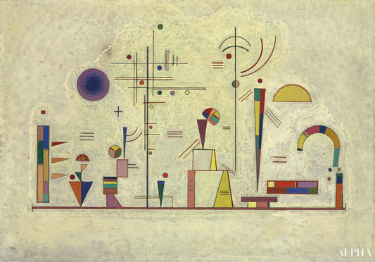 Amusement sérieux  - Vassily Kandinsk - Reproductions de tableaux et peintures haut de gamme