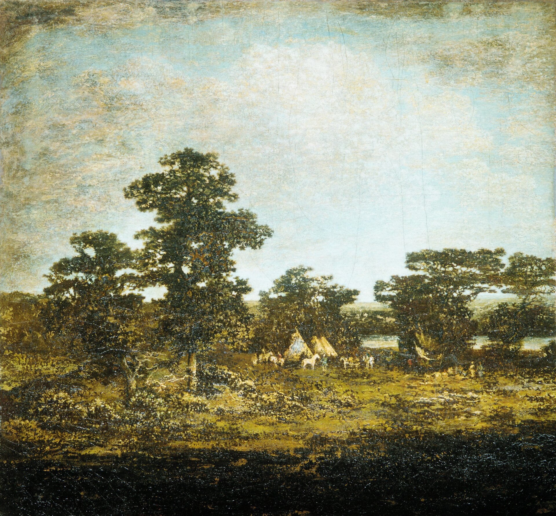 Le Campement indien - Ralph Albert Blakelock
