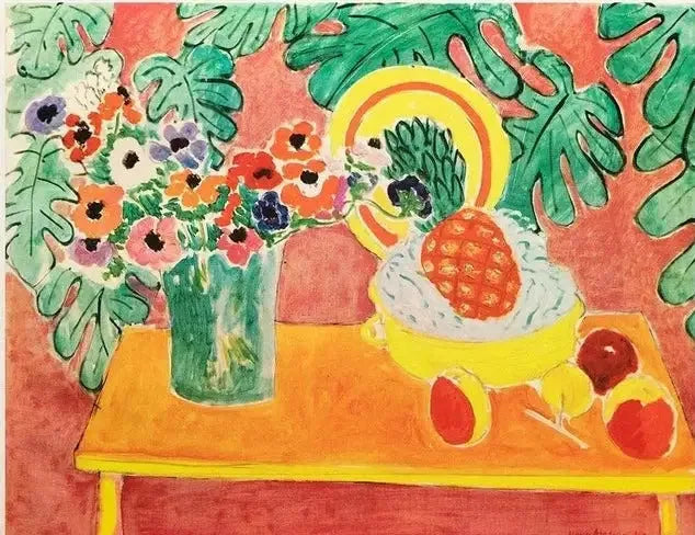 Ananas und Anemonen - Henri Matisse