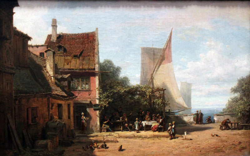 Alte Taverne am Starnberger See - Carl Spitzweg