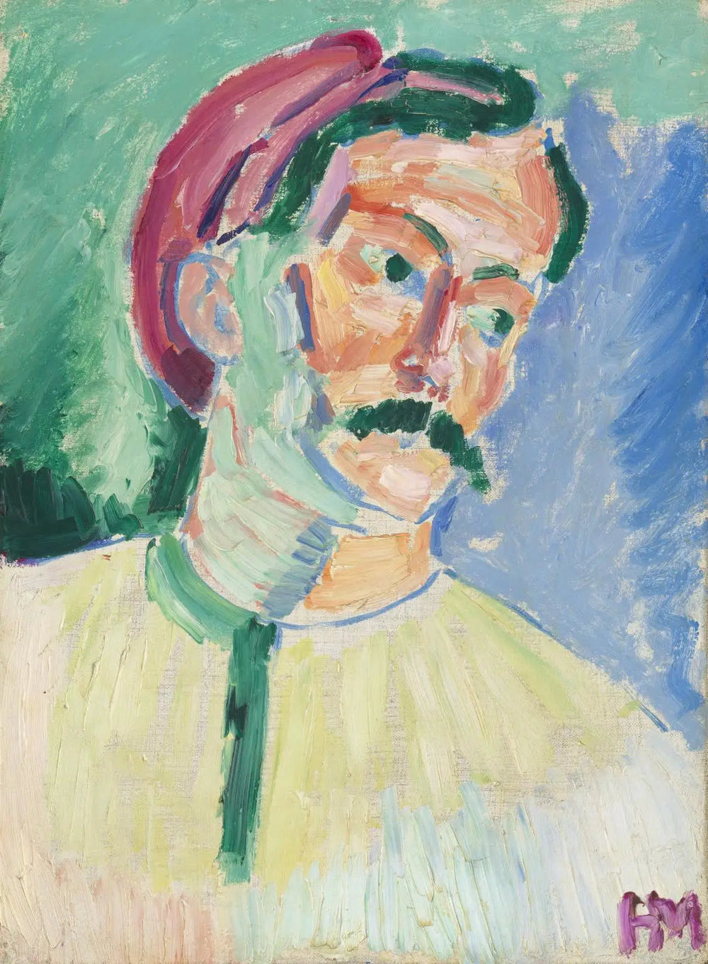 André Derain - Henri Matisse image 1 copie peinte à la main à l’huile