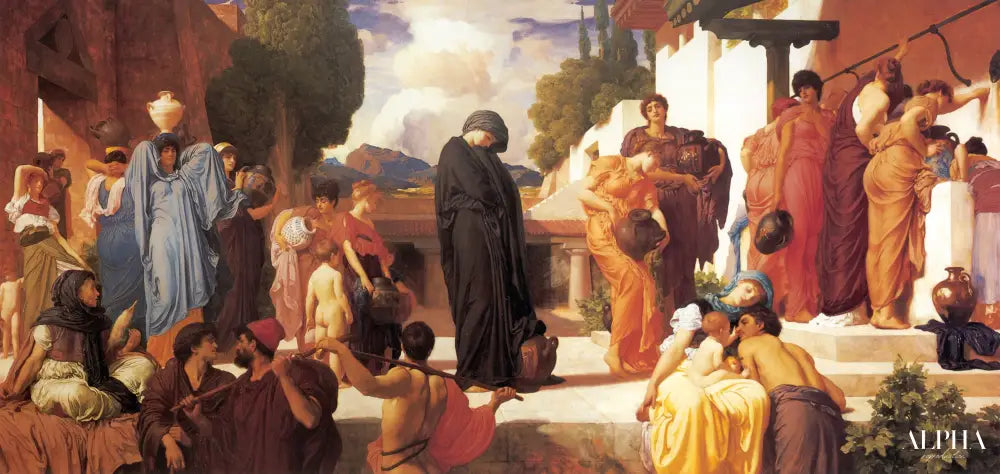 Andromaque en captivité - Frederic Leighton - Reproductions de tableaux et peintures haut de gamme