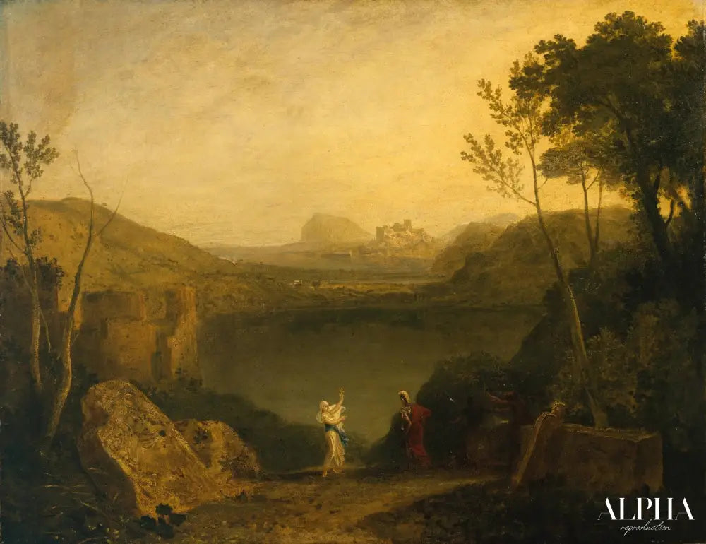 Aneas et Sibylle (Averner mer) - William Turner - Reproductions de tableaux et peintures haut de gamme