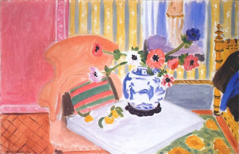Anemonen und Chinesische Vase - Henri Matisse