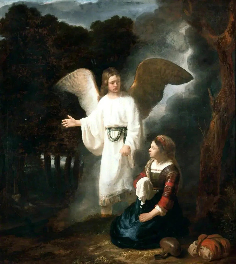 Der Engel, der Hagar erscheint - Rembrandt