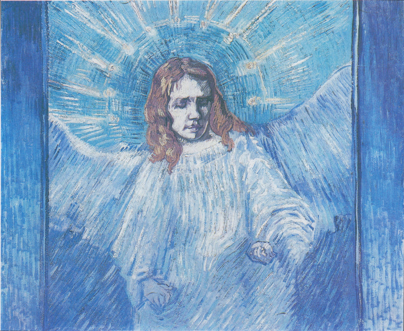 Halbfigur eines Engels (nach Rembrandt) - Vincent van Gogh