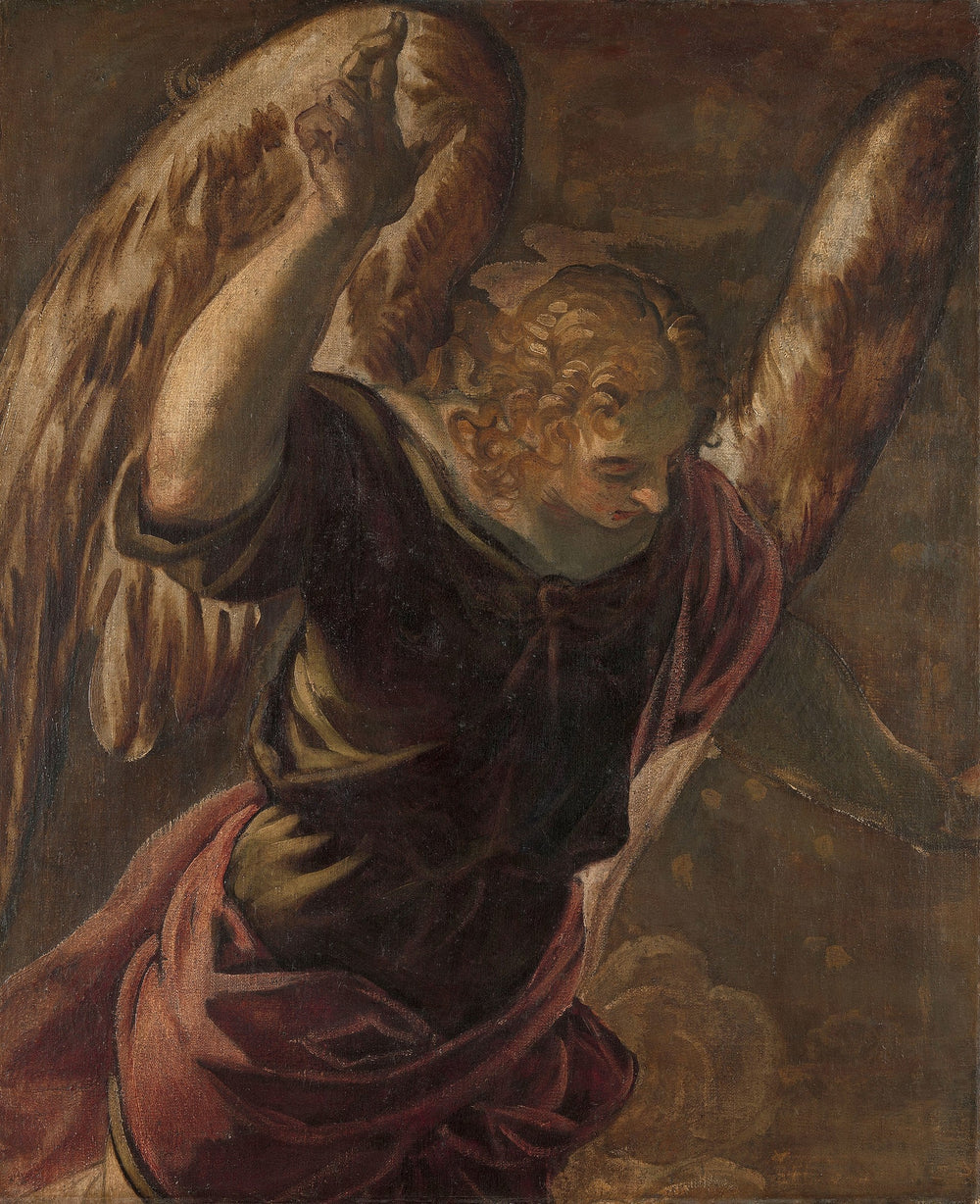 Ange de l'Annonciation - Jacopo Tintoretto image 1 tableau peint à l’huile sur toile