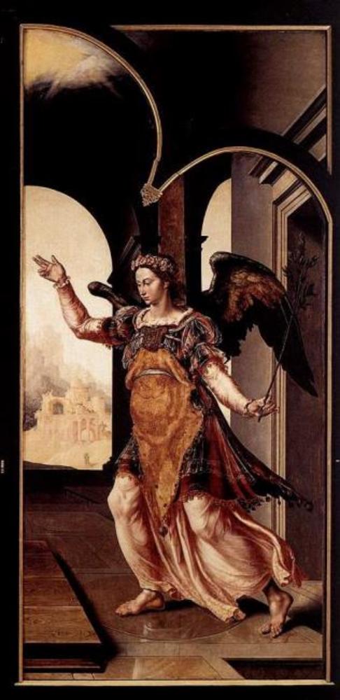 Ange de l'Annonciation - Maarten van Heemskerck image 1 reproduction artisanale de tableau