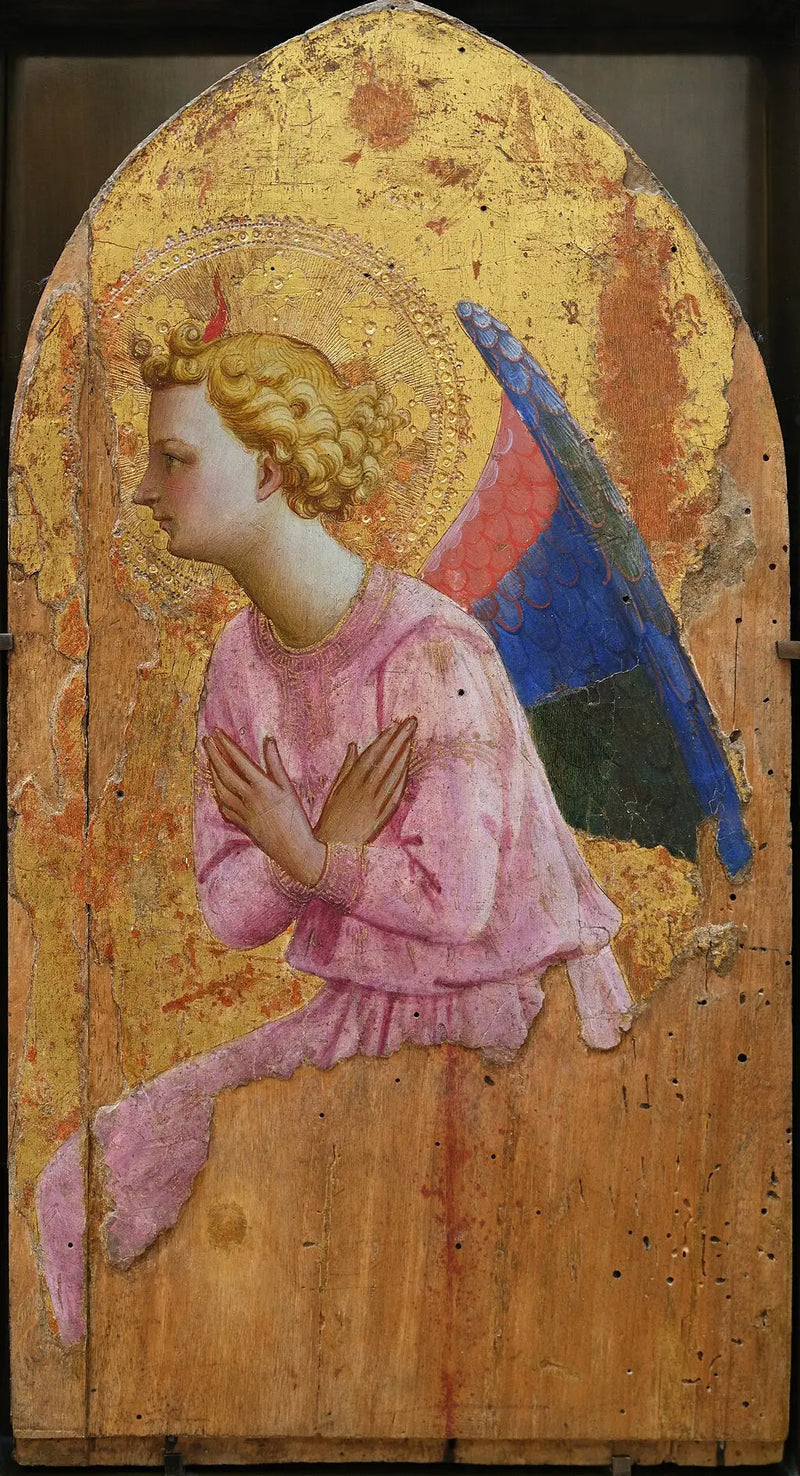 Angehende Anbetung, nach links gewandt - Fra Angelico