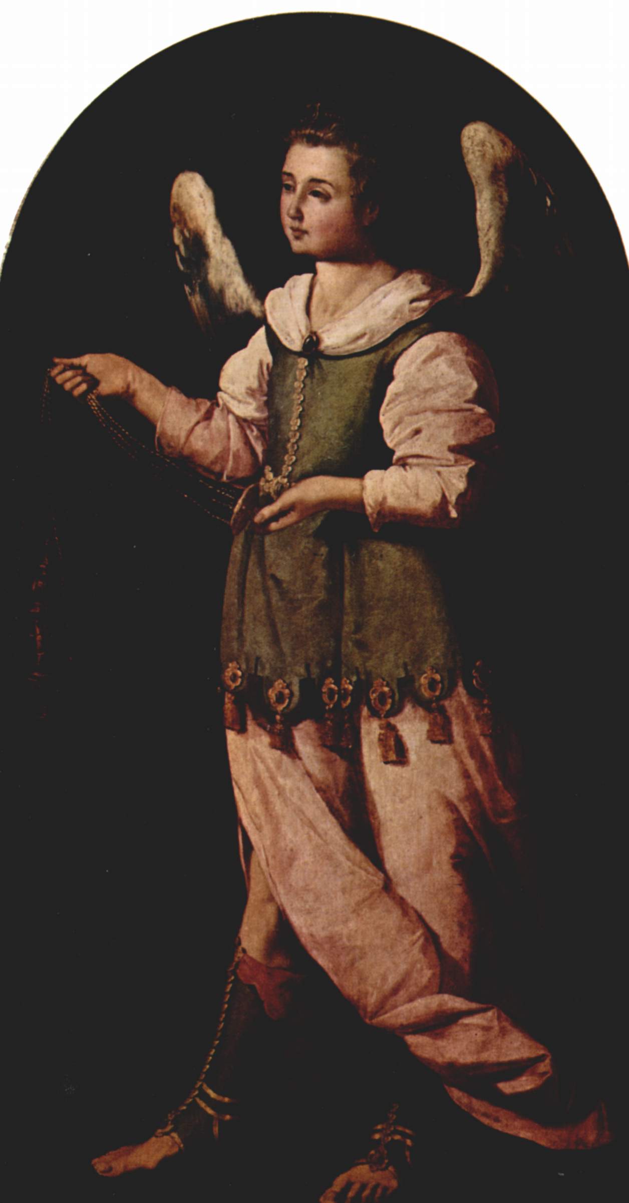Ange portant un encensoir - Francisco de Zurbarán image 1 reproduction artisanale de tableau