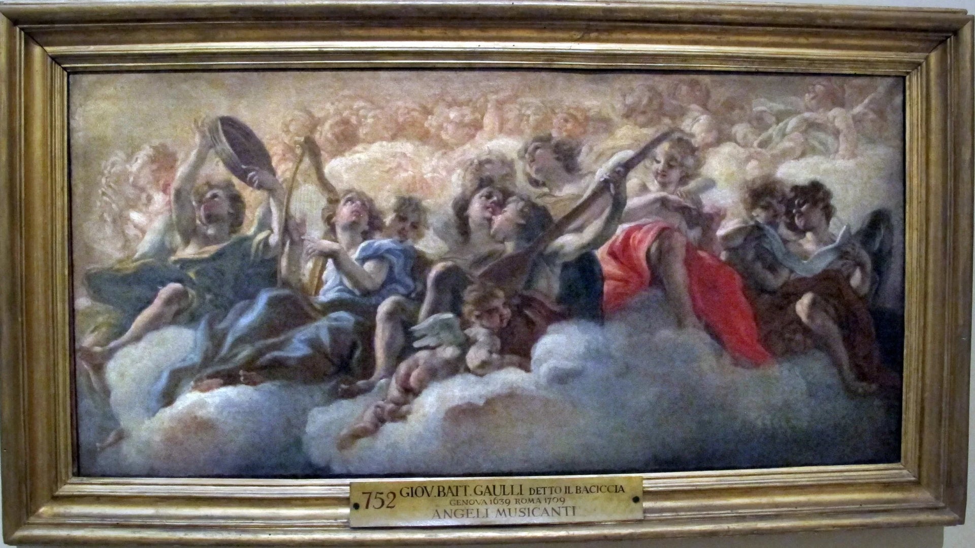 Angeli musicanti - Giovanni Battista Gaulli image 1 reproduction réalisée par Alpha Reproduction