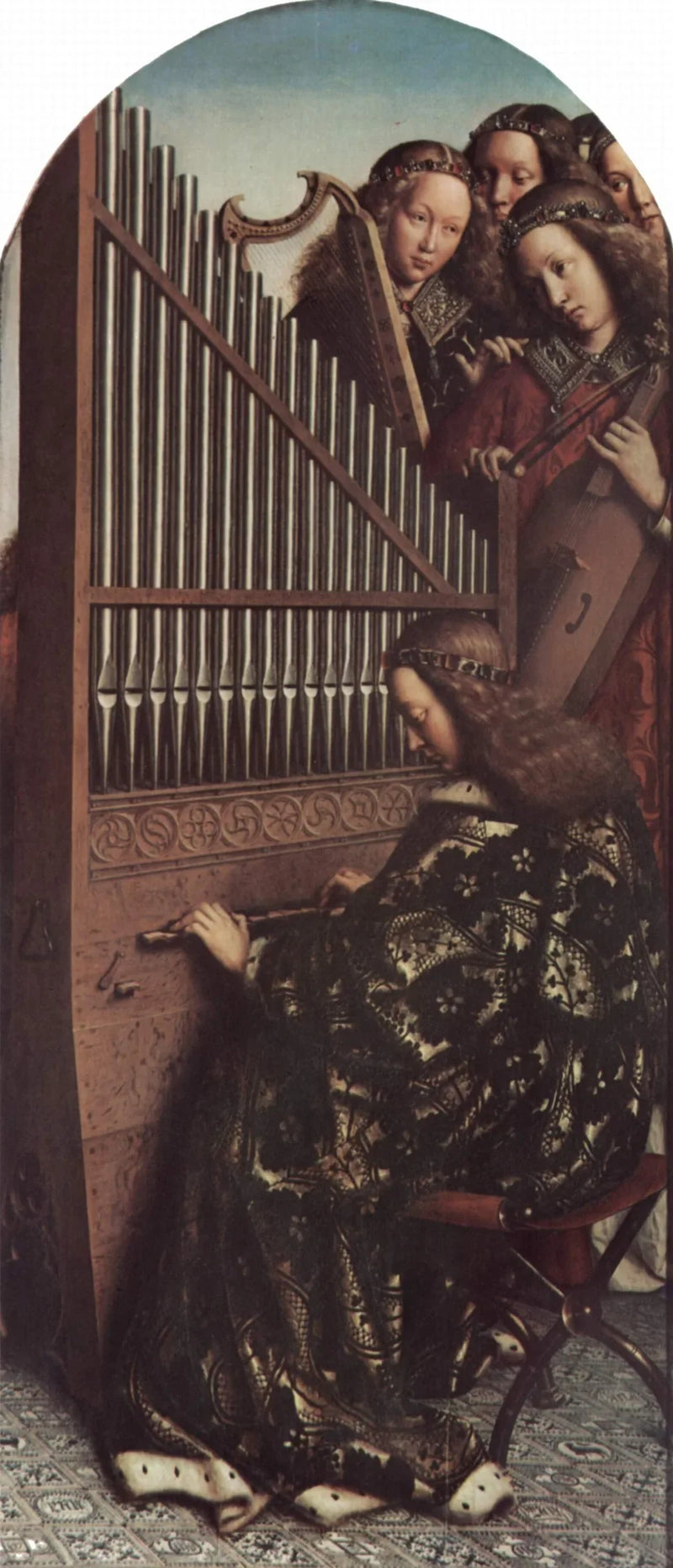 Engel Musiker - Hubert van Eyck