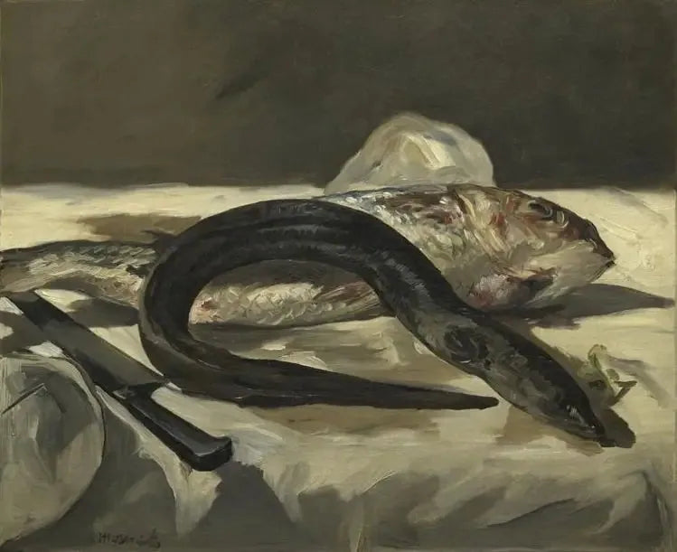 Aal und Rotauge - Édouard Manet