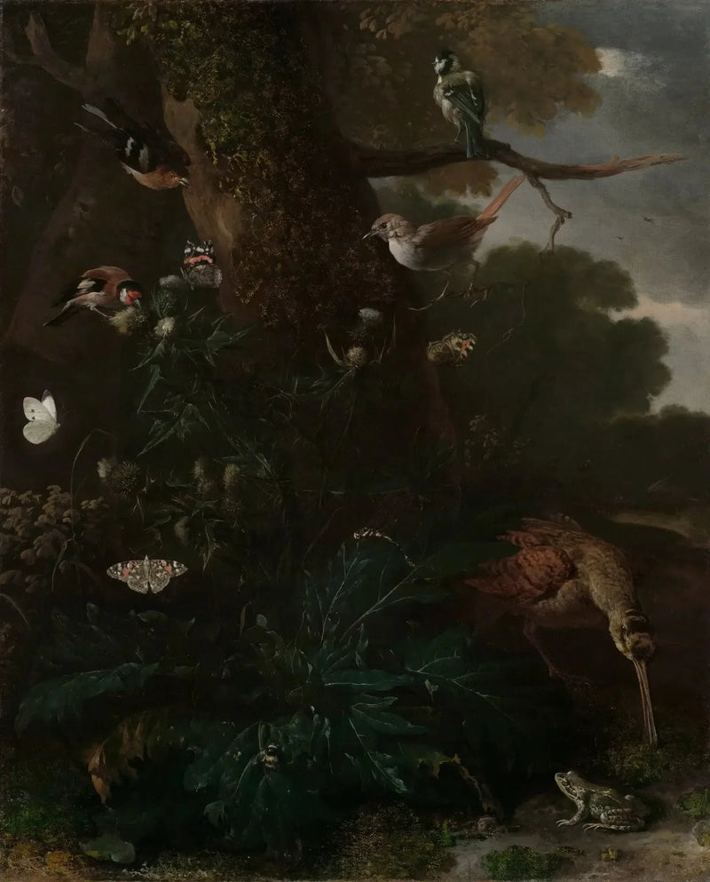 Tiere und Pflanzen des Waldes - Melchior de Hondecoeter