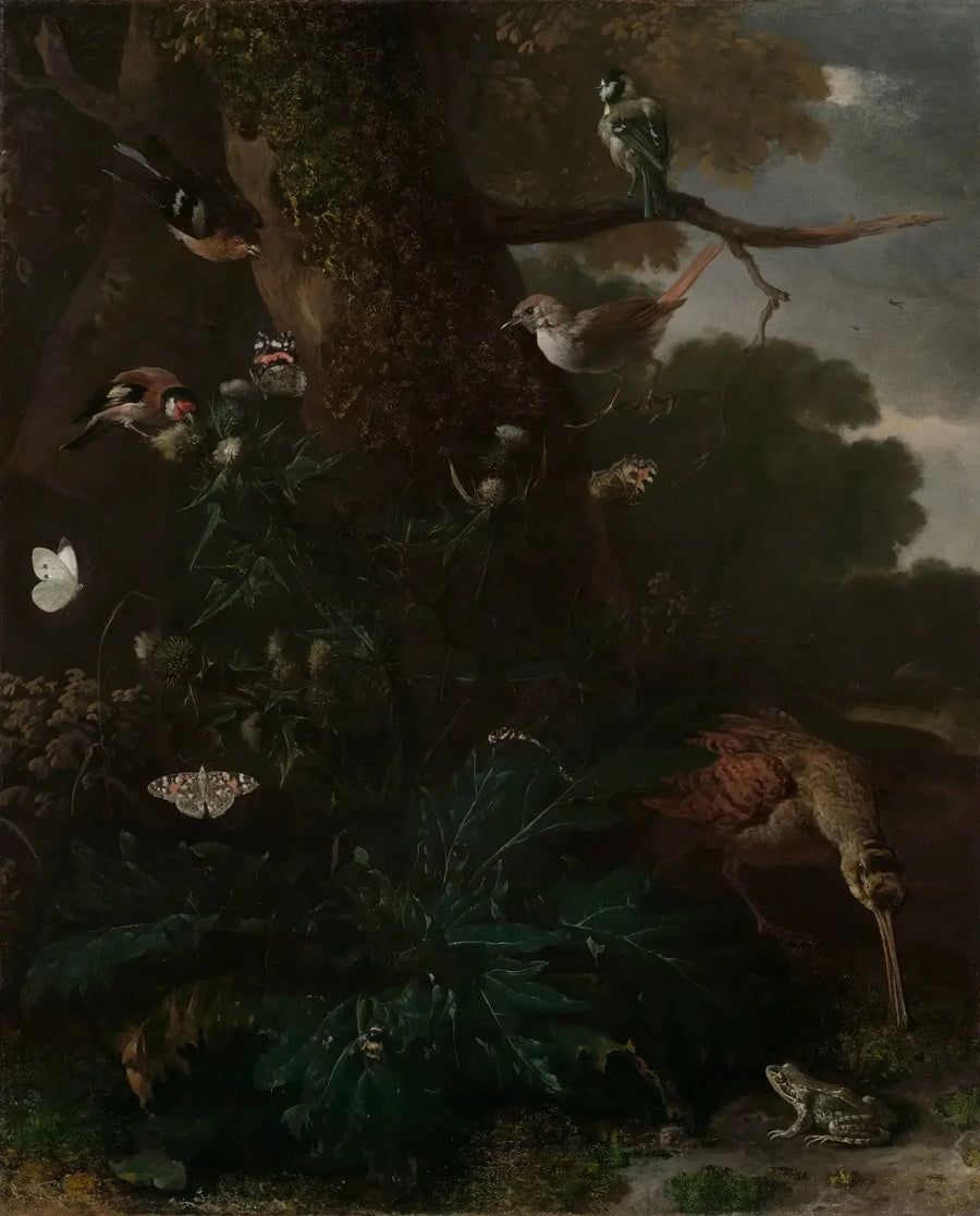 Tiere und Pflanzen des Waldes - Melchior de Hondecoeter