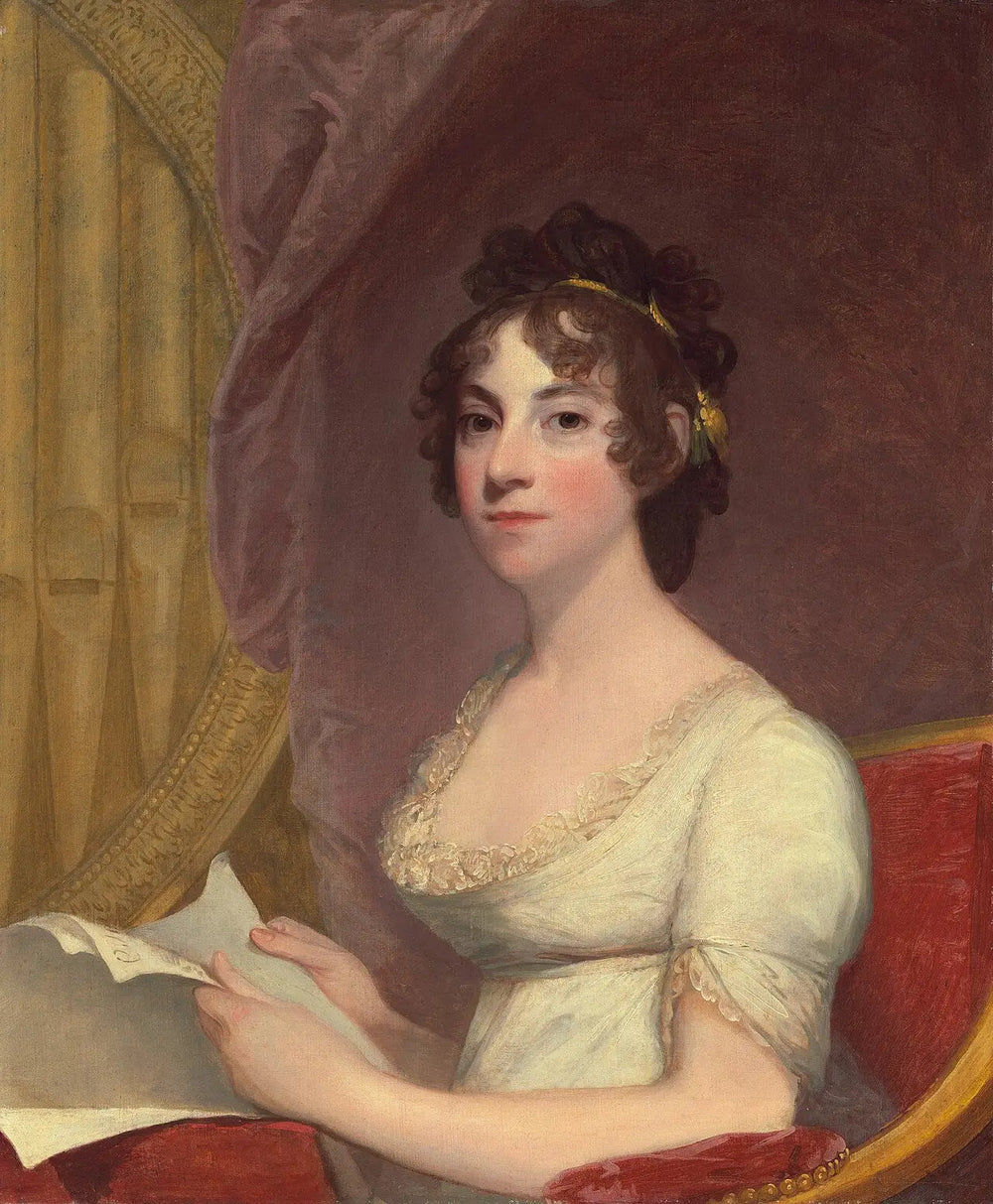 Anna Maria Brodeau Thornton (Mme William Thornton) - Gilbert Stuart image 1 reproduction d’œuvre d’art à l’huile
