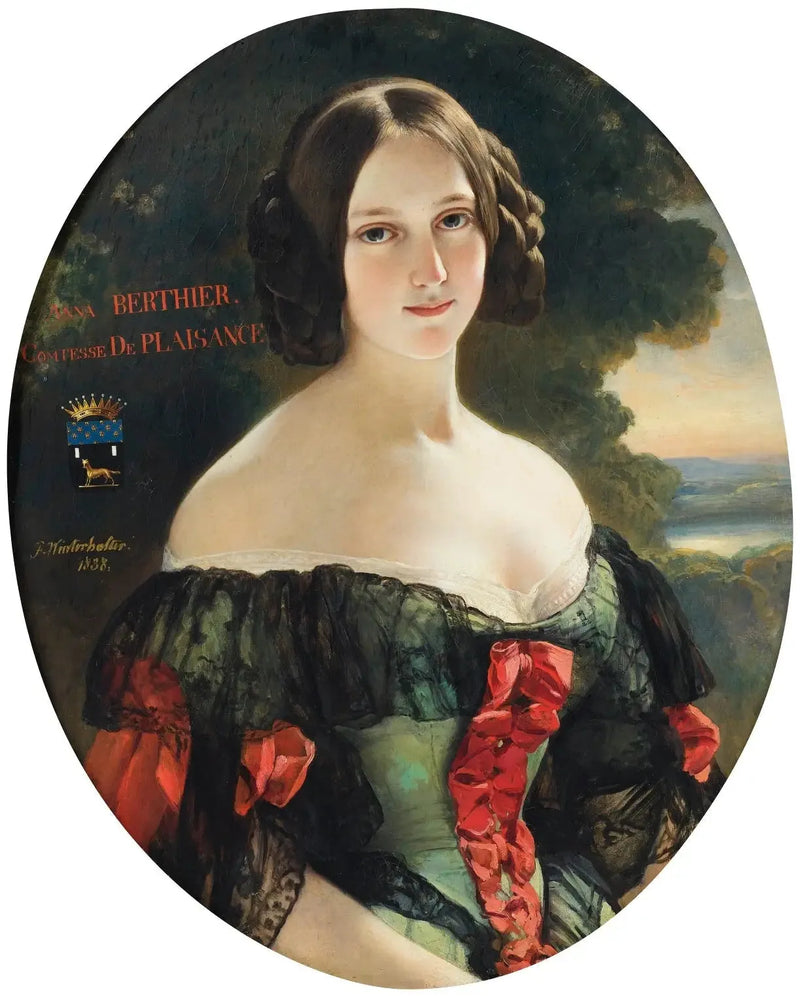 Anne, Gräfin von Plaisance (1815-1878), später Herzogin von Plaisance, geborene Mlle Bertier de Wagram - Franz Xaver Winterhalter