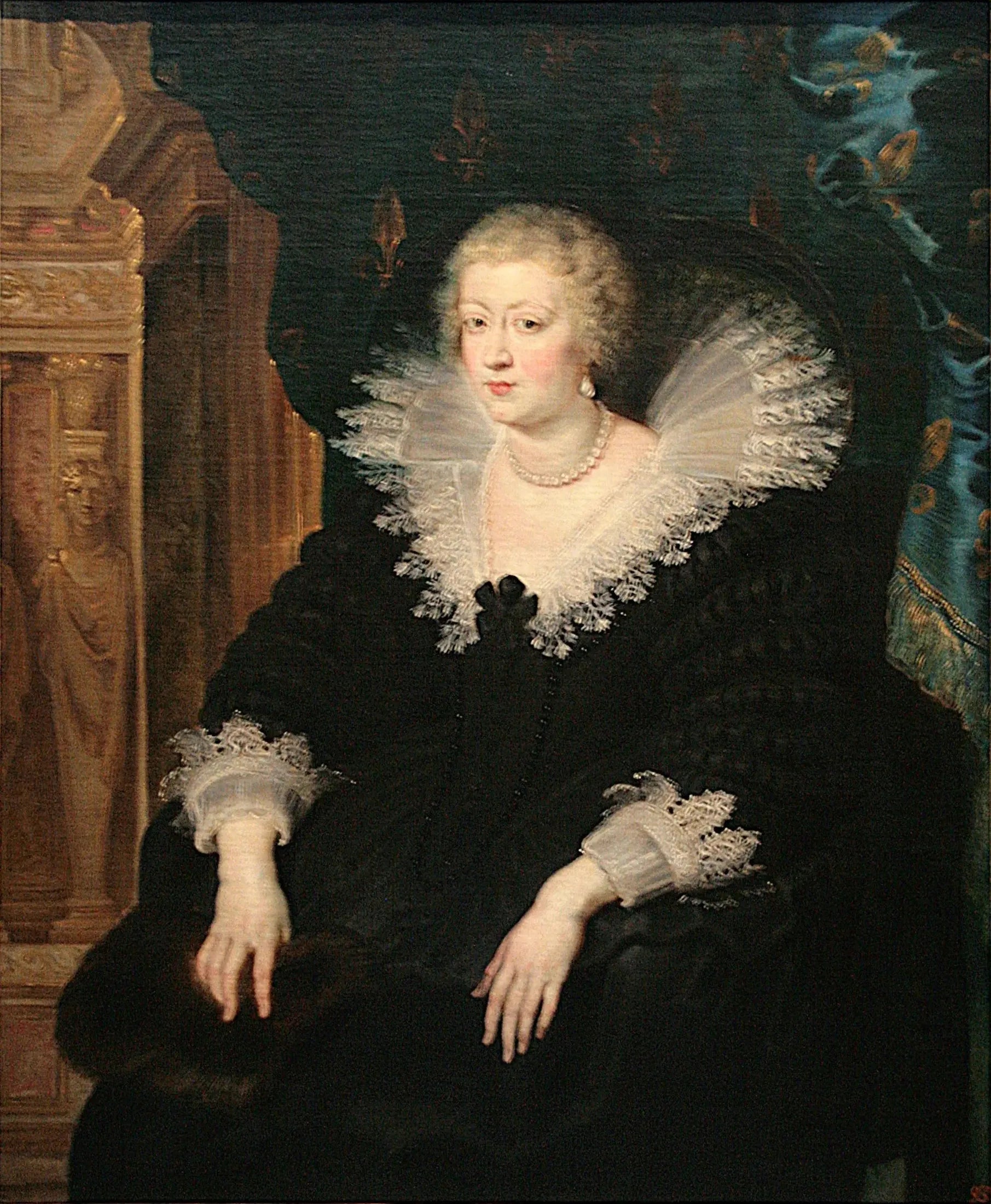 Anne d'Autriche, reine de France - Peter Paul Rubens image 1 reproduction d’œuvre d’art à l’huile
