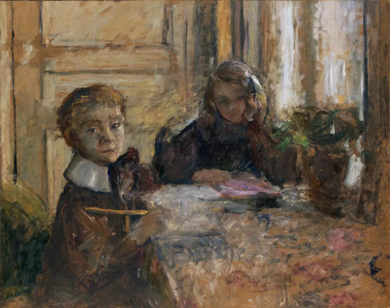 Annette und Jacques Roussel beim Erfüllen ihrer Pflicht - Édouard Vuillard