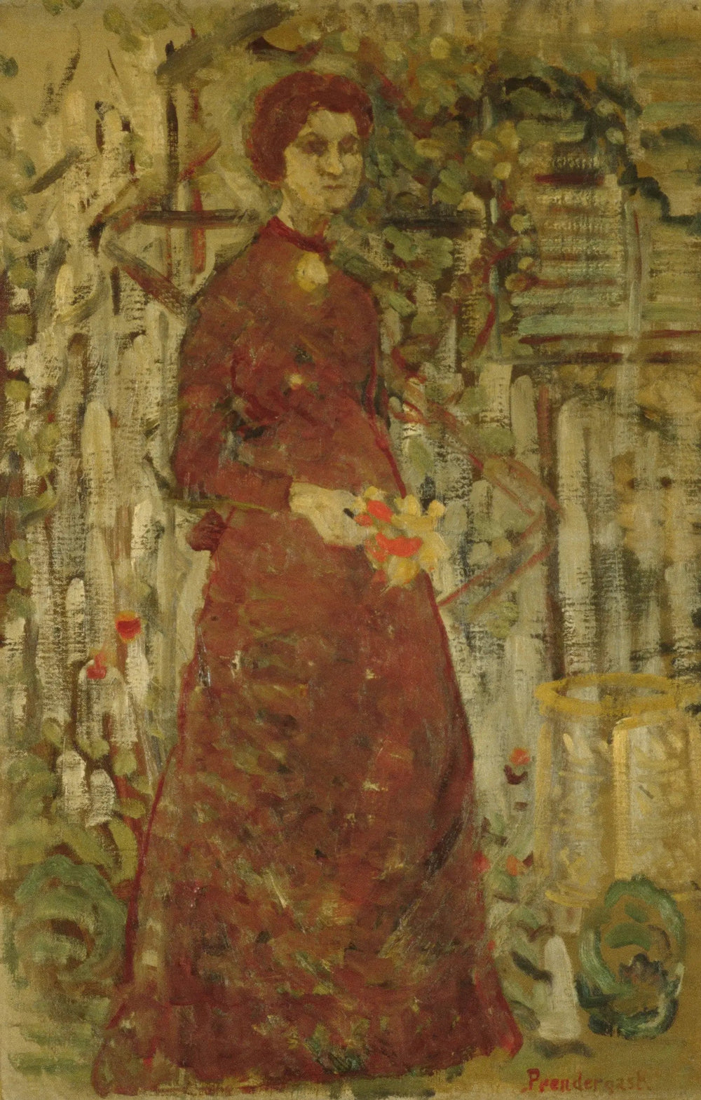 Annie Sargent Jewett - Maurice Prendergast image 1 copie peinte à la main à l’huile