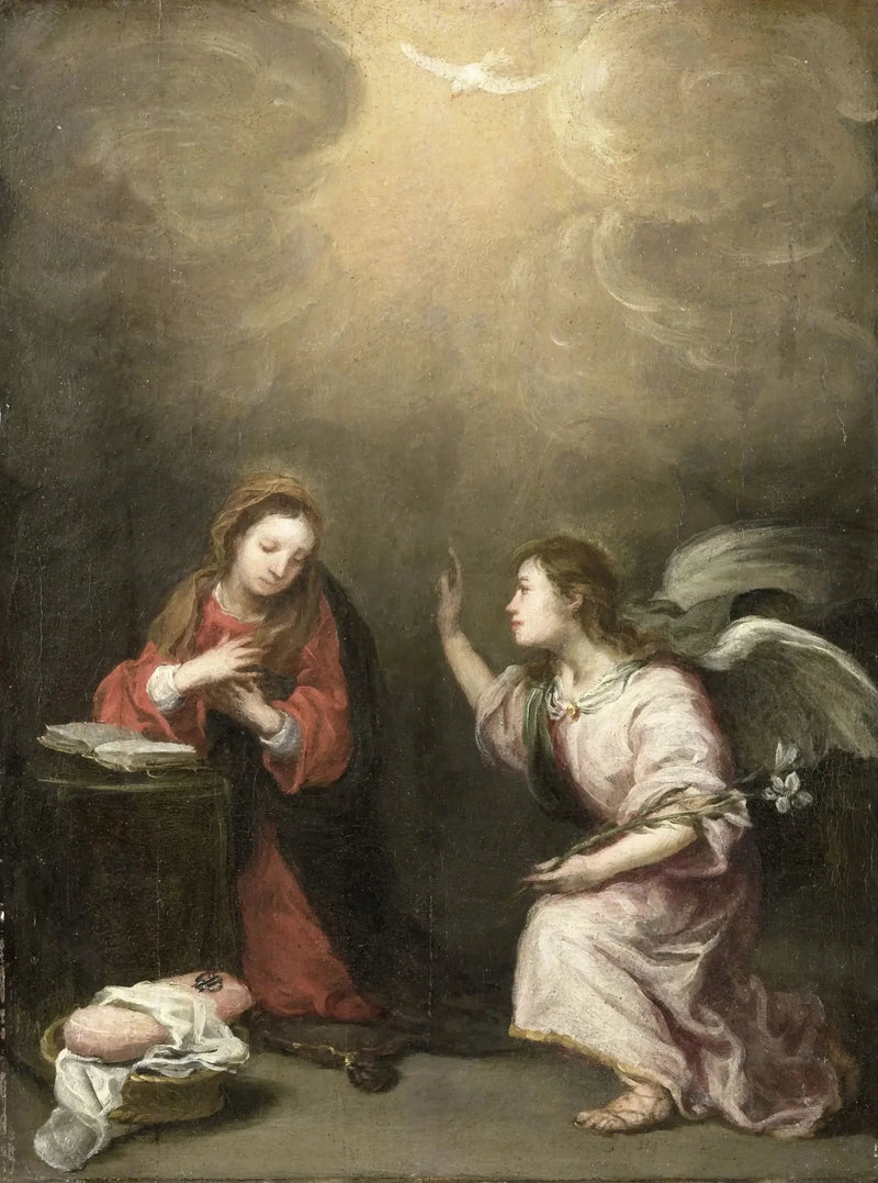 Verkündigung an die Jungfrau - Bartolomé Esteban Murillo