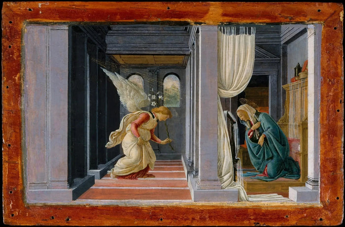 Die Verkündigung, um 1490 - Sandro Botticelli