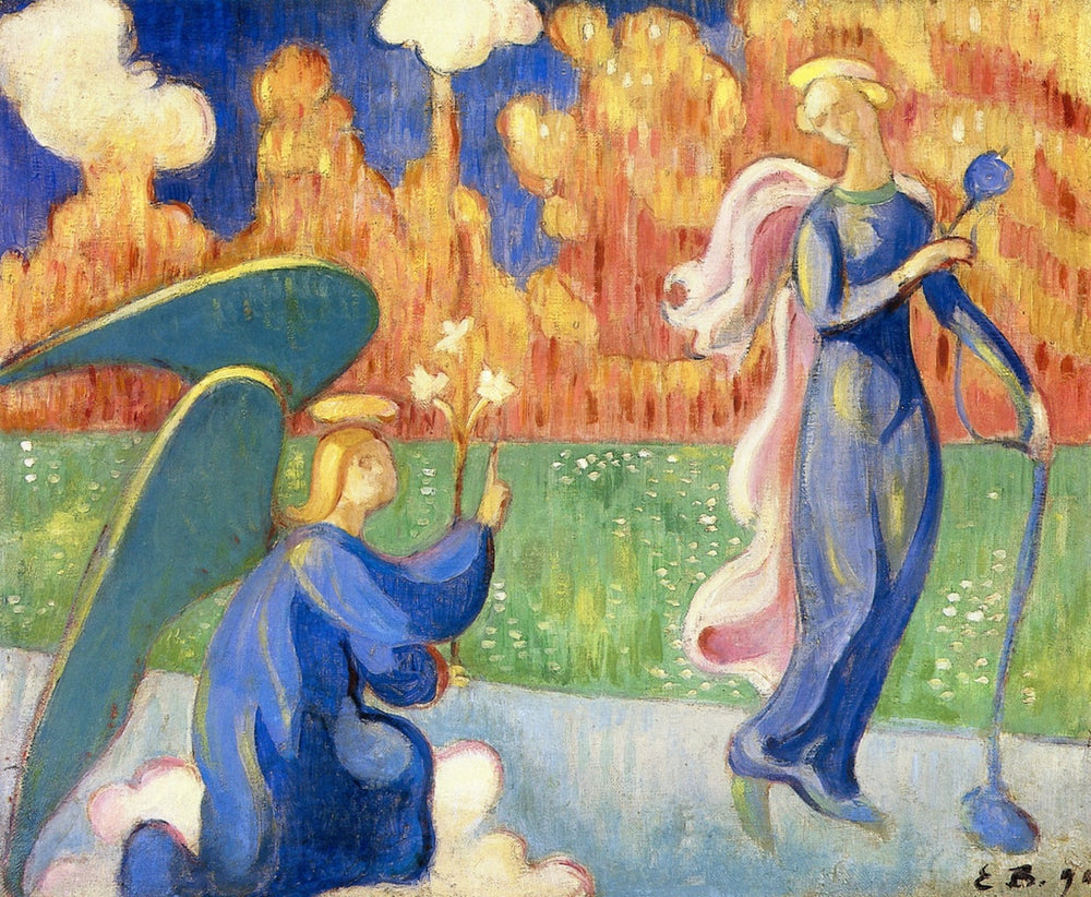 Annonciation - Émile Bernard image 1 reproduction d’œuvre d’art à l’huile