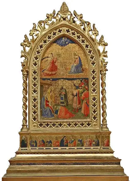 Verkündigung und Anbetung der Weisen - Fra Angelico
