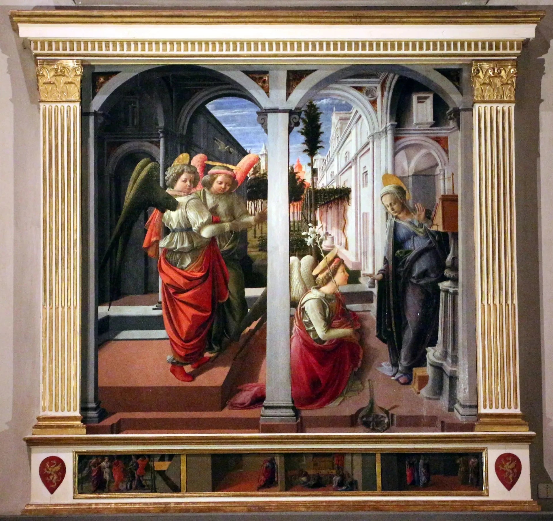 Annonciation Martelli - Fra Filippo Lippi image 1 reproduction réalisée par Alpha Reproduction