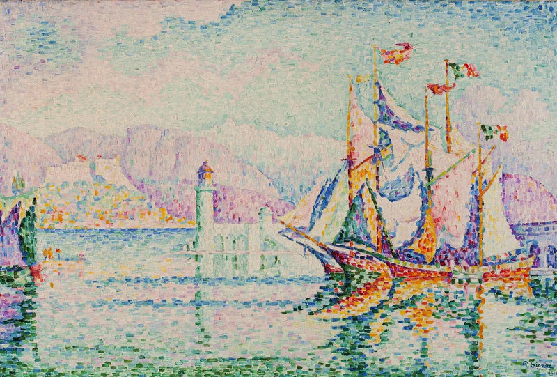 Antibes - Der Morgen. - Paul Signac