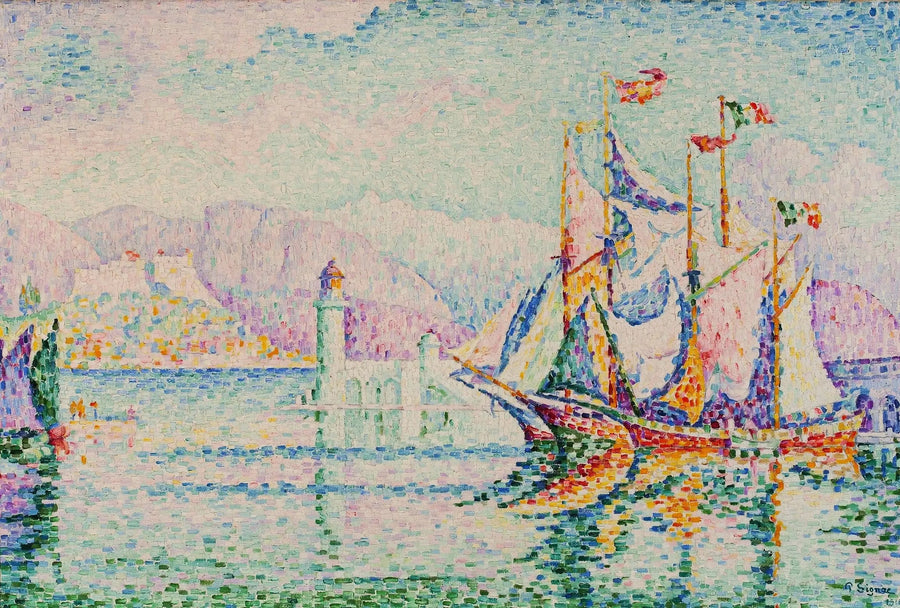 Antibes - Der Morgen. - Paul Signac
