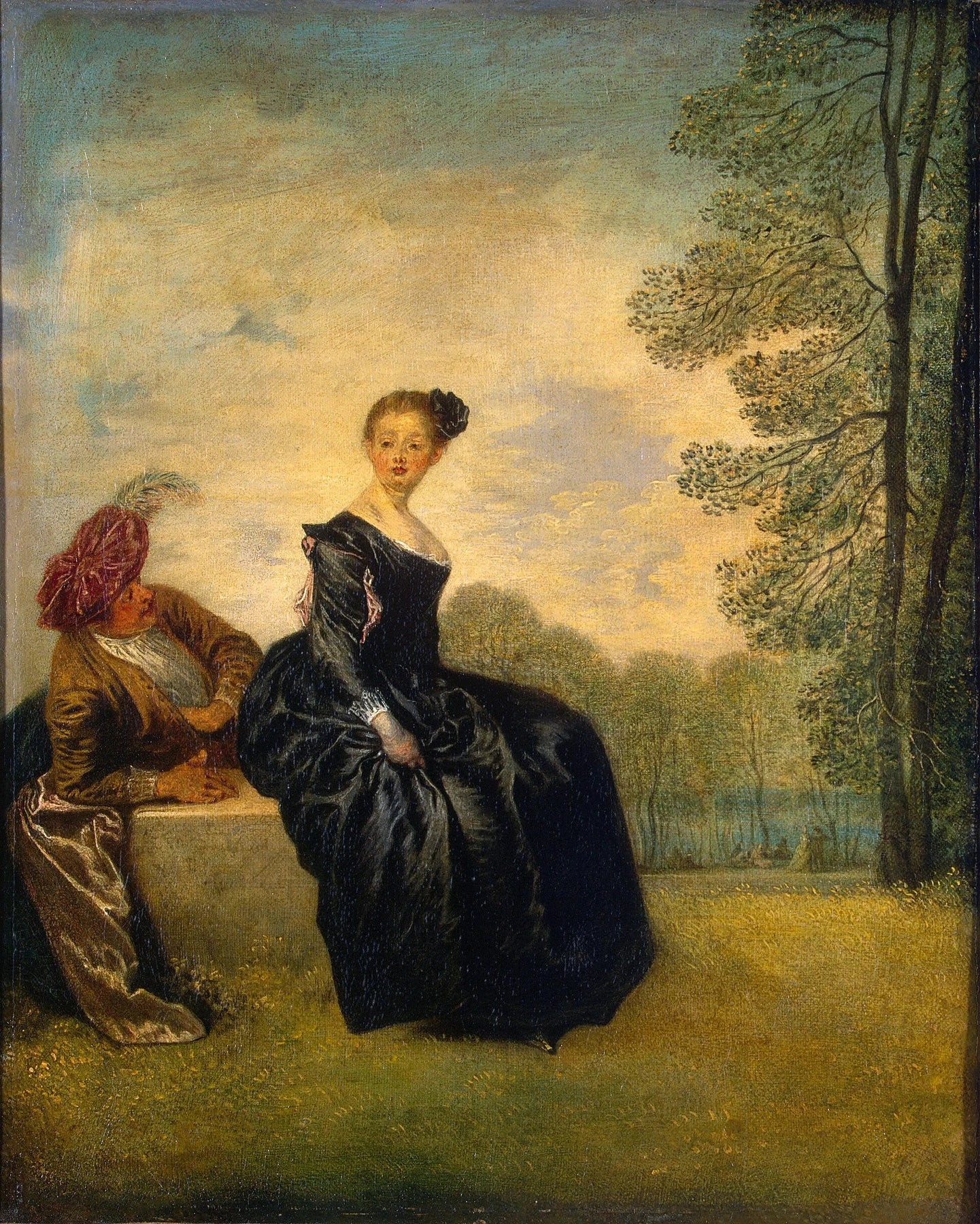 La Boudeuse, peinture d’Antoine Watteau