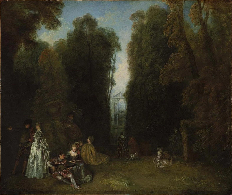 La Perspective - Antoine Watteau