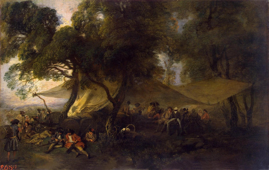 Les Commodités de la guerre - Antoine Watteau