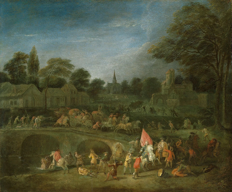 La Revanche des paysans - Antoine Watteau