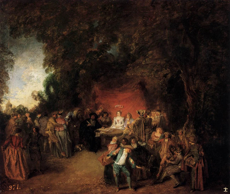 Le Contrat de mariage - Antoine Watteau