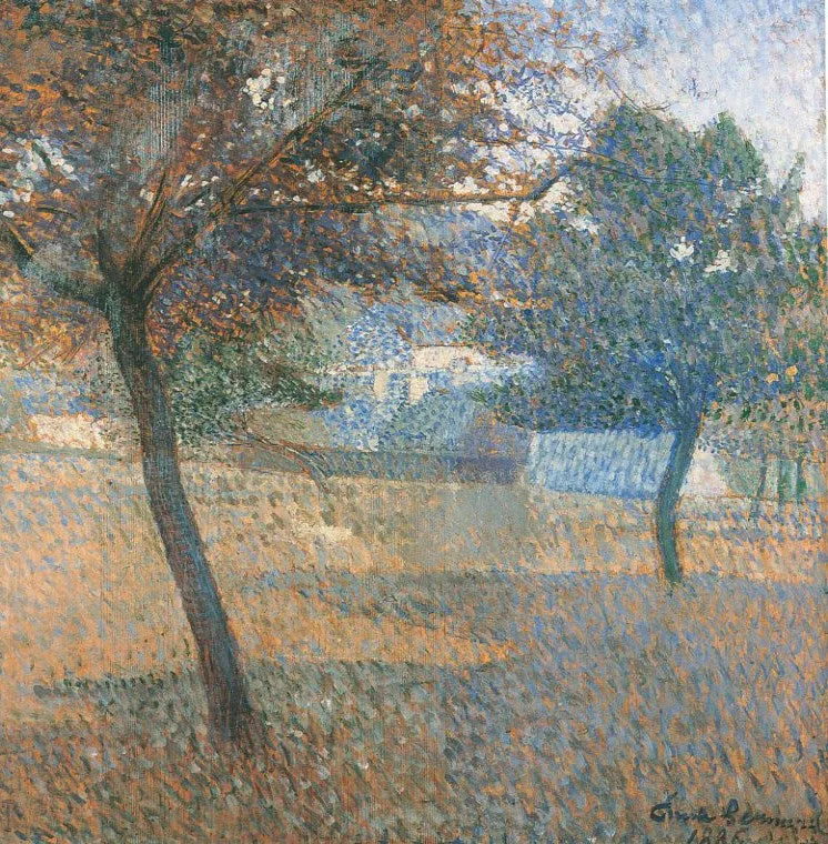 August, Obstgarten in Pont Aven - Émile Bernard