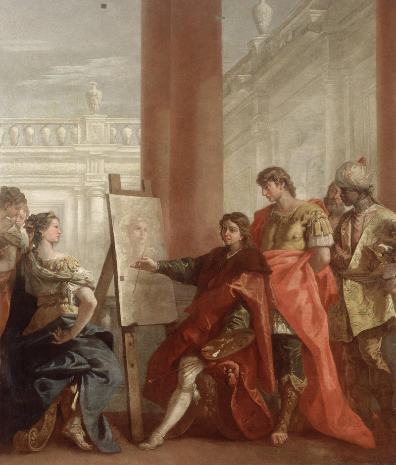 Apelles malt Campaspa - Sebastiano Ricci