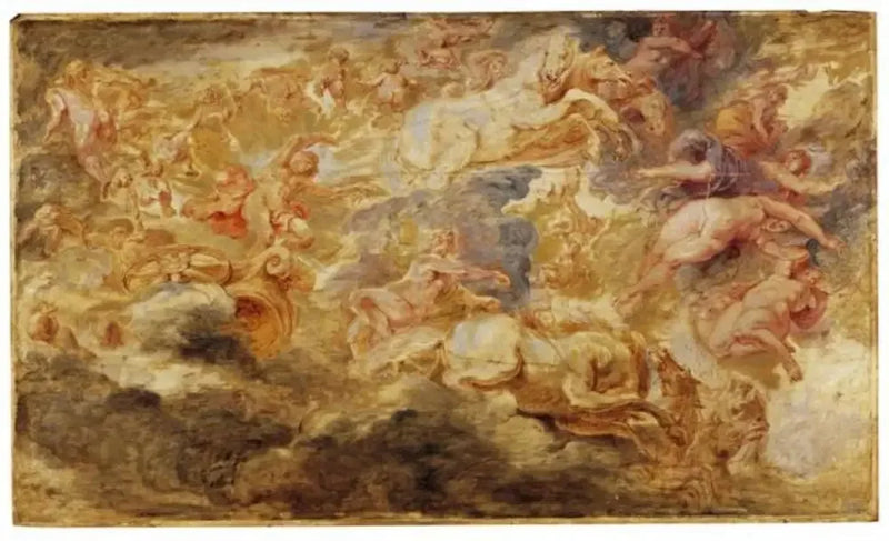 Apollon im Sonnenwagen - Peter Paul Rubens
