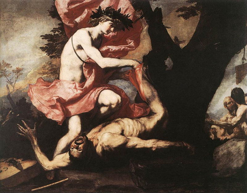 Apollon Hautabschürfung Marsyas - Jusepe de Ribera