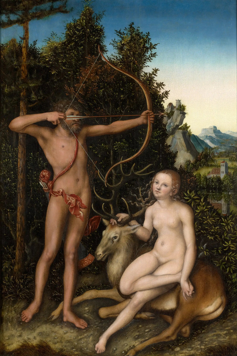 Apollon und Diana - Lucas Cranach der Ältere