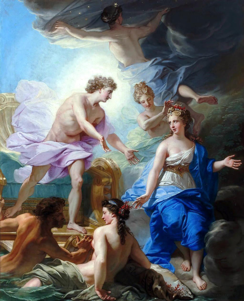 Apollon und Thetis - Jean-Baptiste Jouvenet