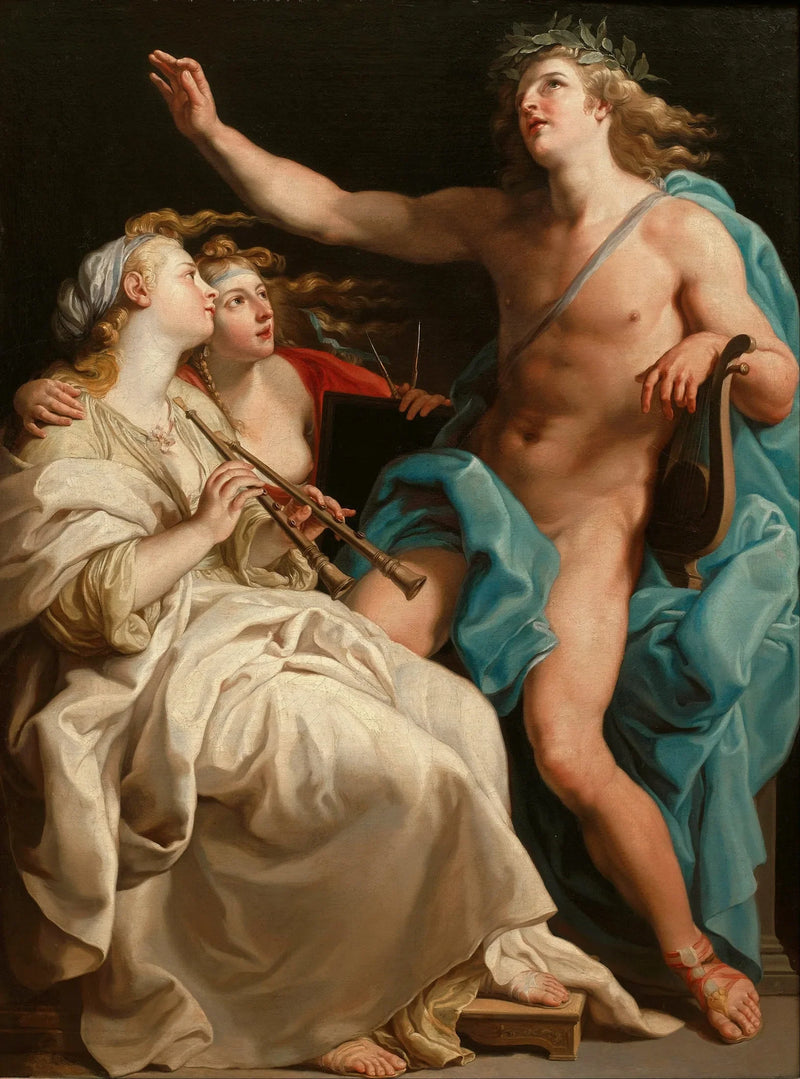 Apollon, Euterpe und Urania - Pompeo Batoni