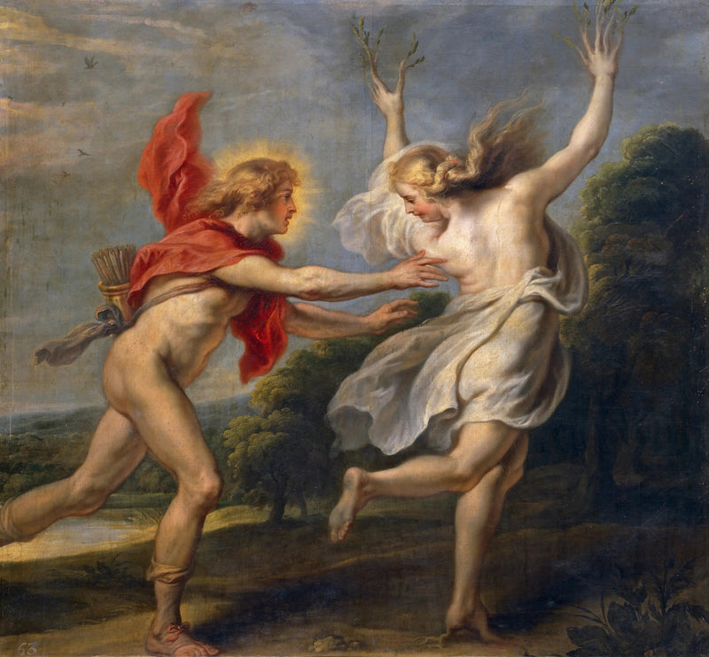 Apollon, der Daphne verfolgt - Peter Paul Rubens