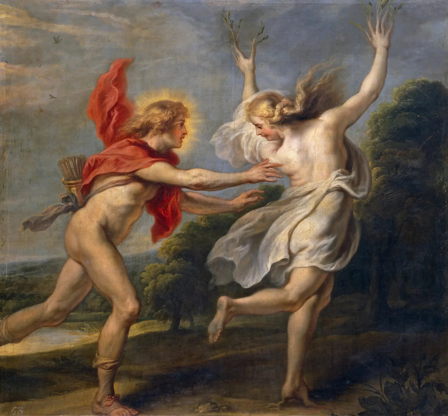 Apollon, der Daphne verfolgt - Peter Paul Rubens