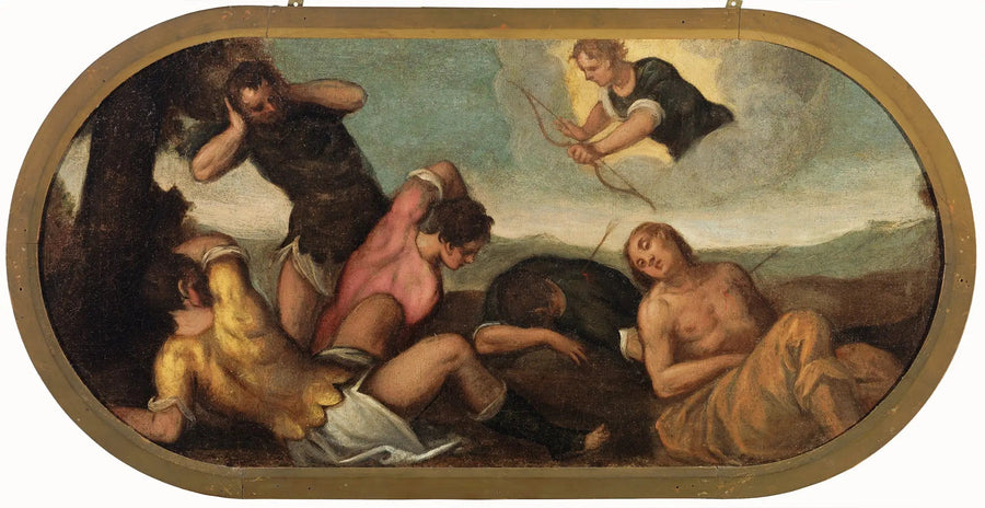 Apollon schießt auf die Töchter von Niobe - Paul Véronèse