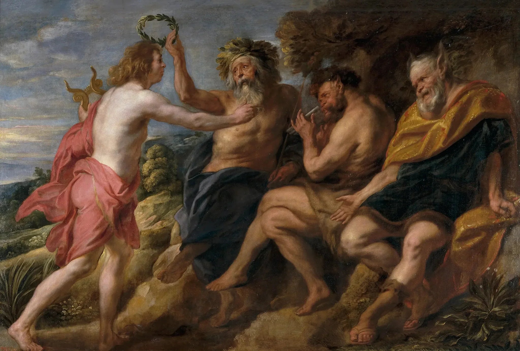 Apollon vainqueur de Pan - Peter Paul Rubens image 1 reproduction de peinture à l’huile