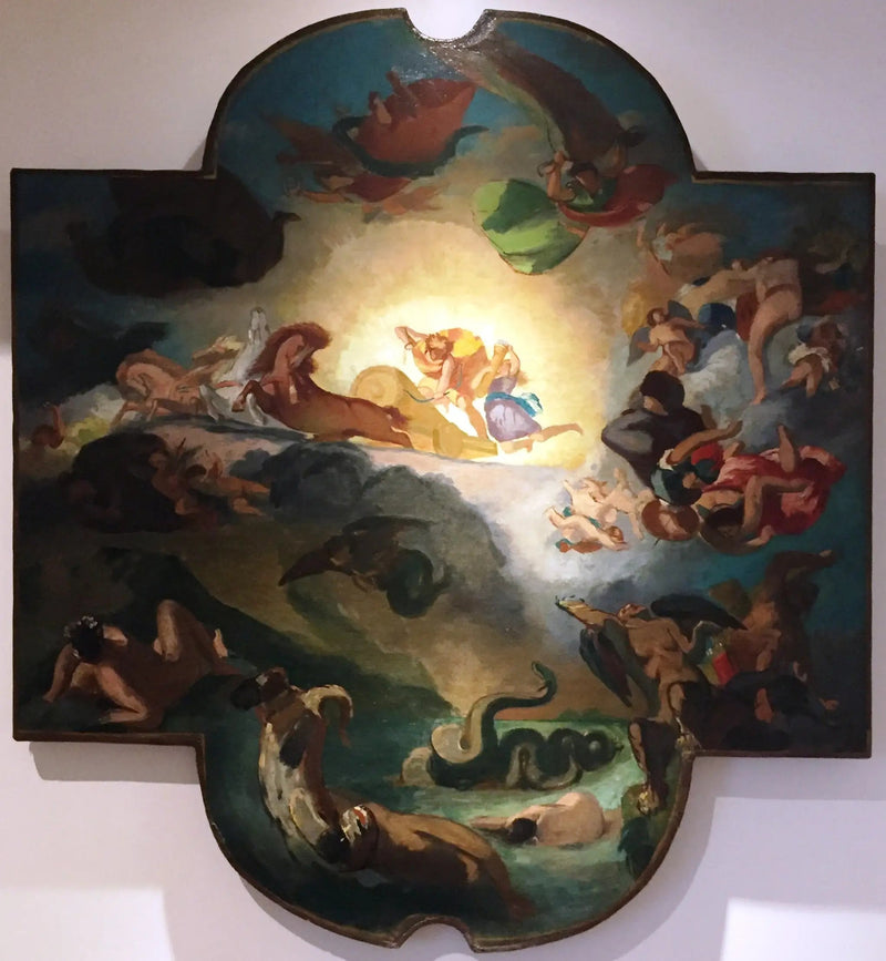 Apollon Sieger des Python-Schlange - Odilon Redon