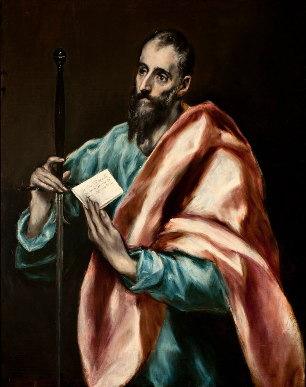 Apôtre Saint Paul - El Greco image 1 copie peinte à la main à l’huile