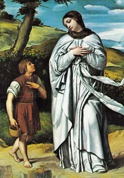 Erscheinung der Madonna beim Sordomuto Filippo Viotti - Alessandro Bonvicino